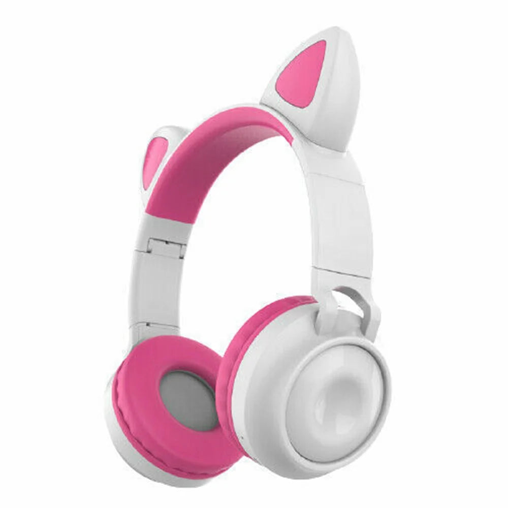 LED Wireless Headphone with Mic Control